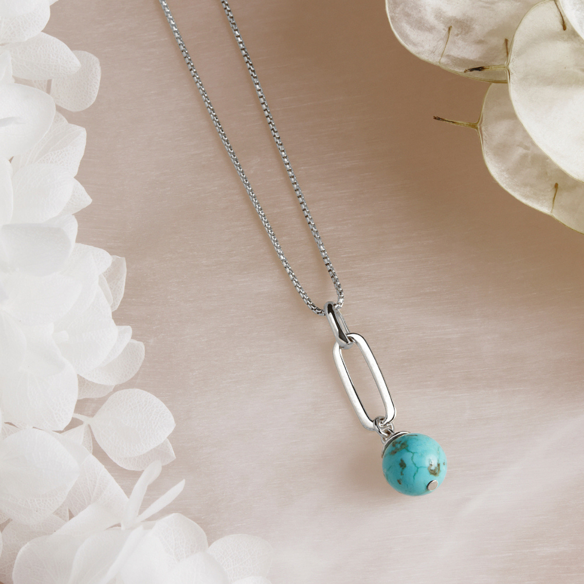 The Enchantress Turquoise Pendant Necklace