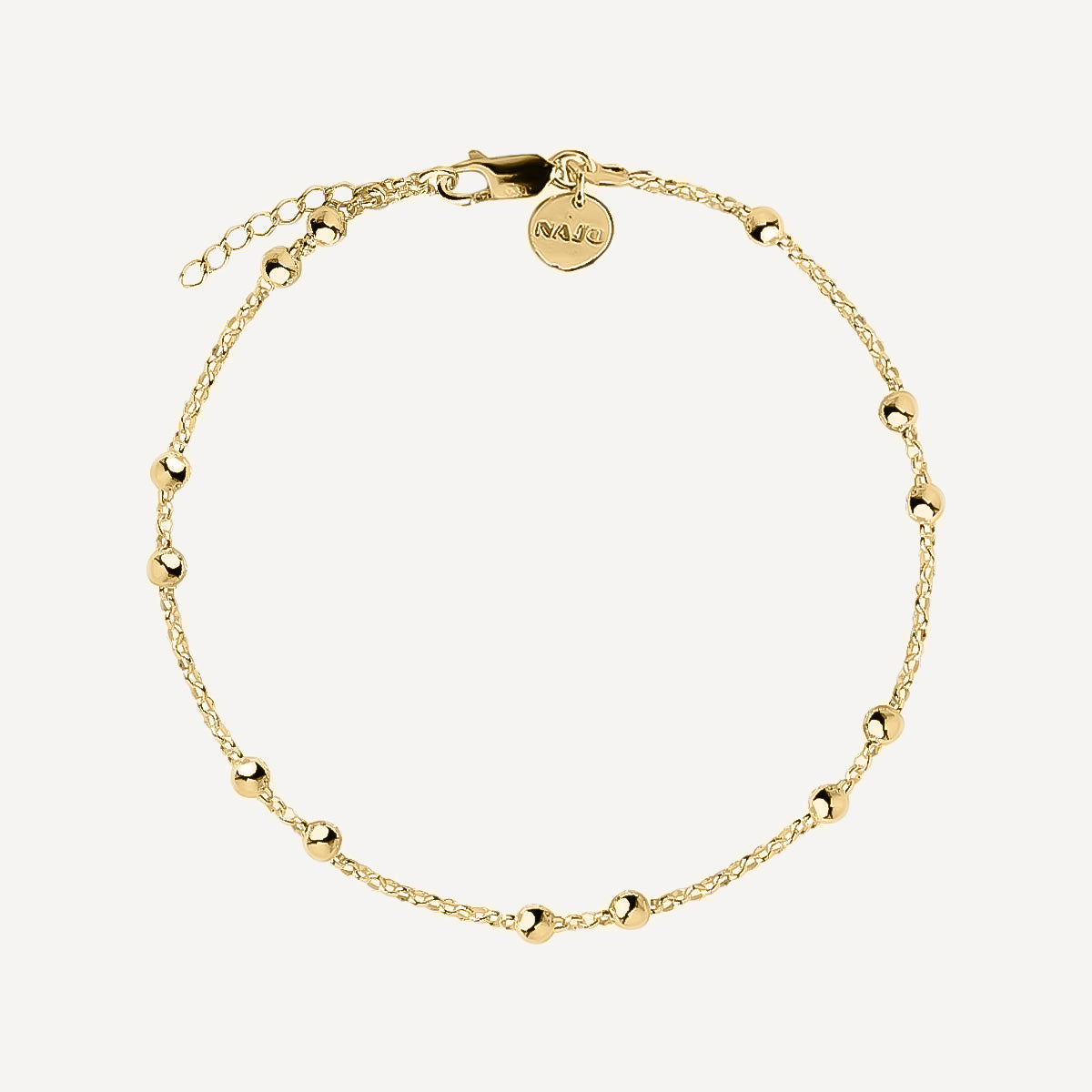 Yellow Gold Mattina Anklet