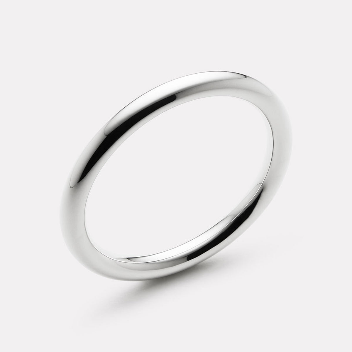 Sterling Silver 64mm 8mm Silver Golf Bangle