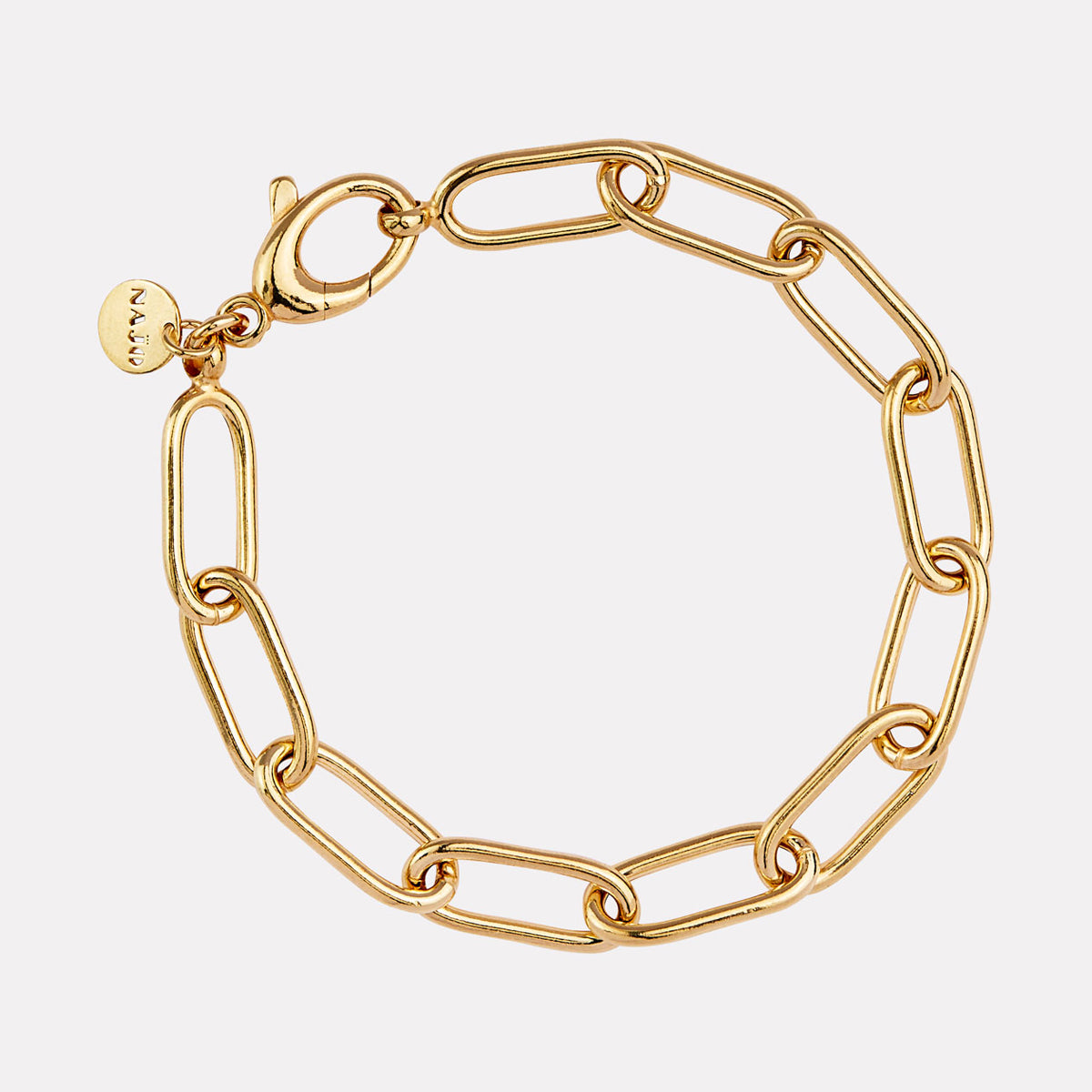 Yellow Gold Vista Large Link Bracelet