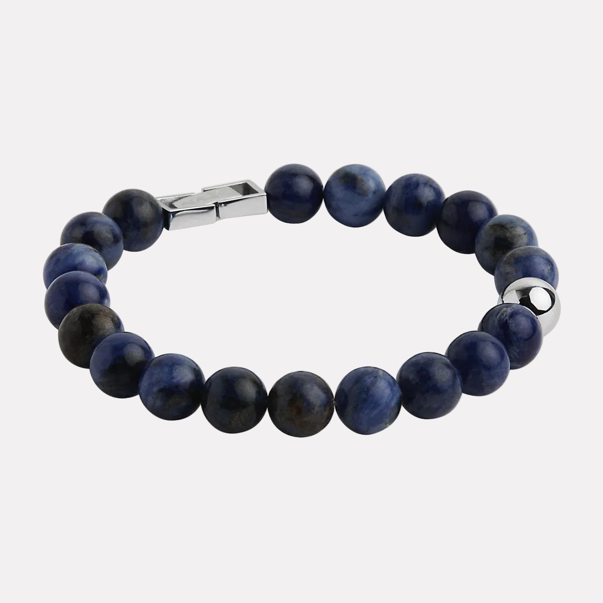 Atlas Men's 10mm Beaded Sodalite Bracelet