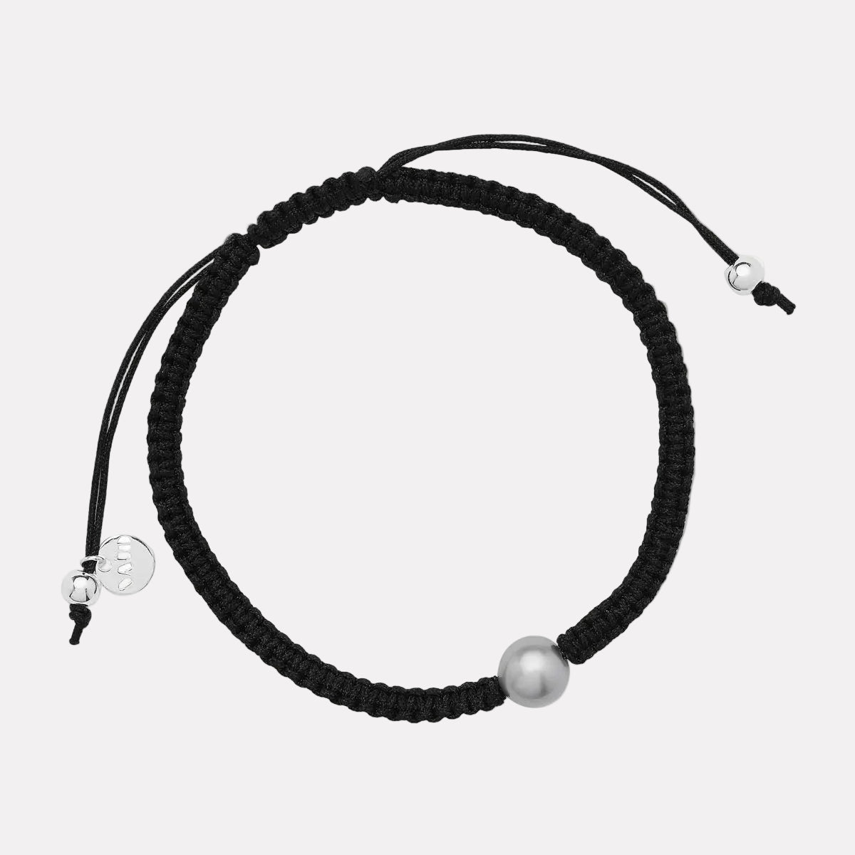 Black Nautilus Men's Grey Pearl Bracelet