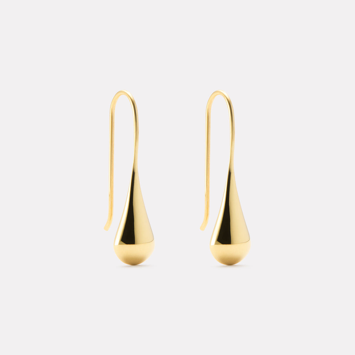 Yellow Gold My Silent Tears Earrings