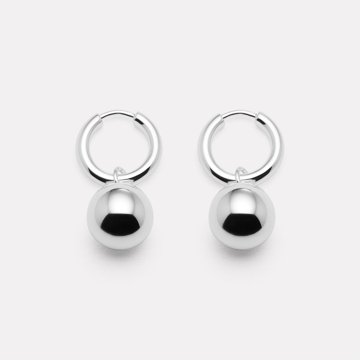 Sterling Silver On and Off Earring