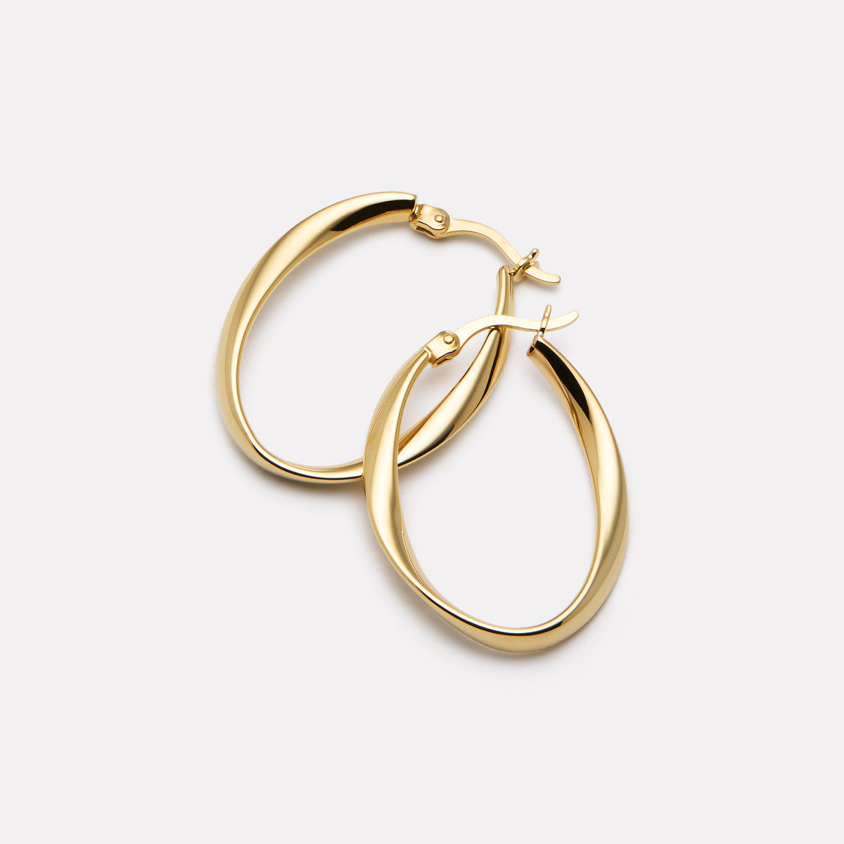 Yellow Gold Cinta Hoops