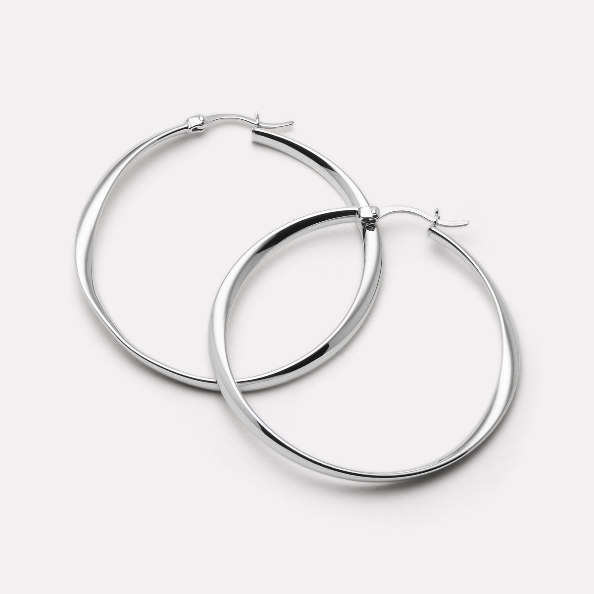 Sterling Silver Vespa Hoop Earrings