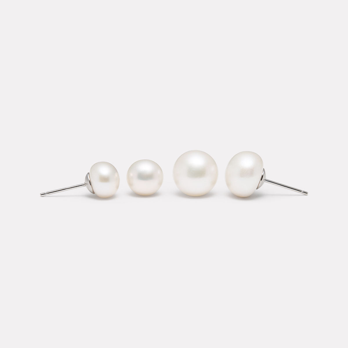 Luminosity Pearl Bridal Stud Earrings