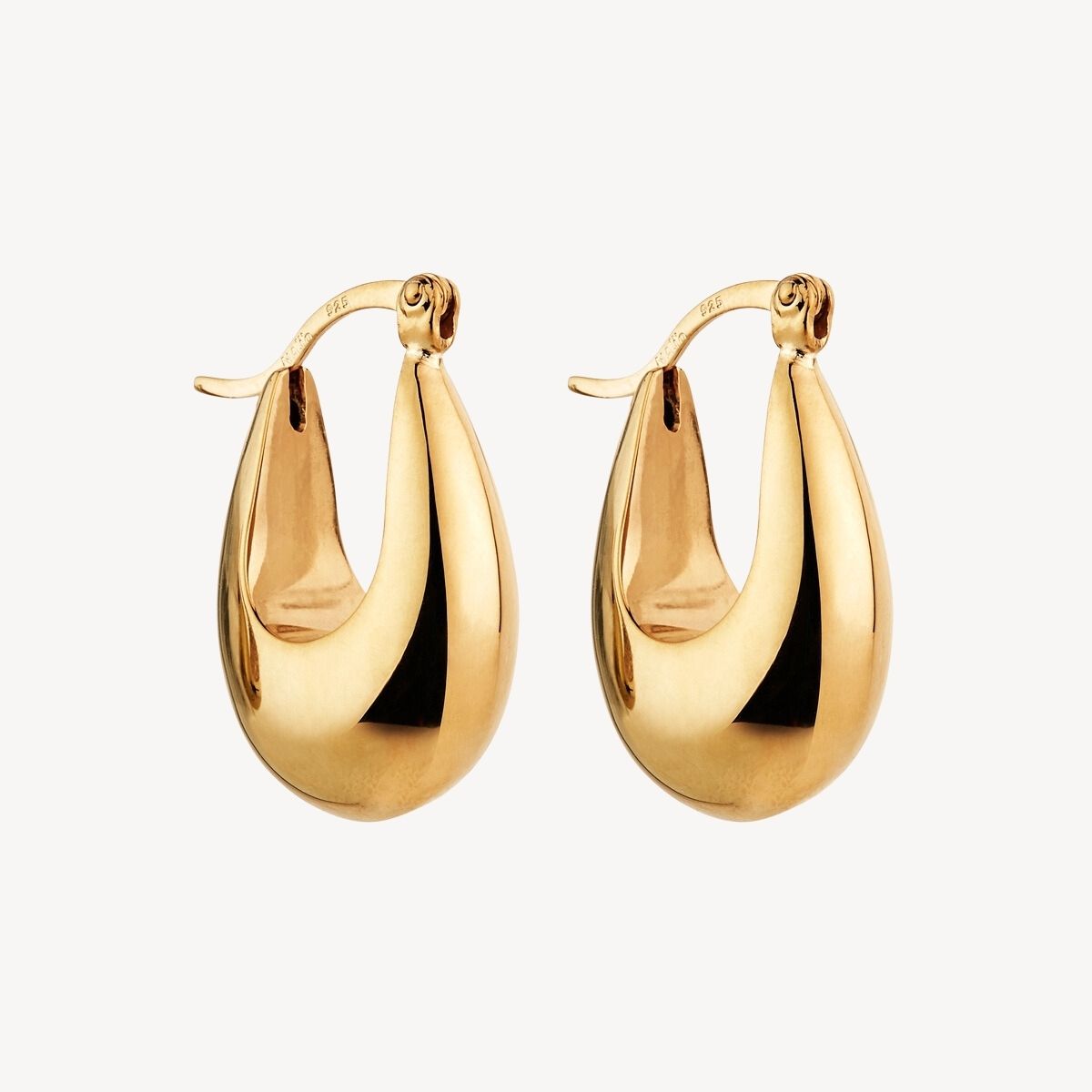 Yellow Gold Cloudland Hoop Earring