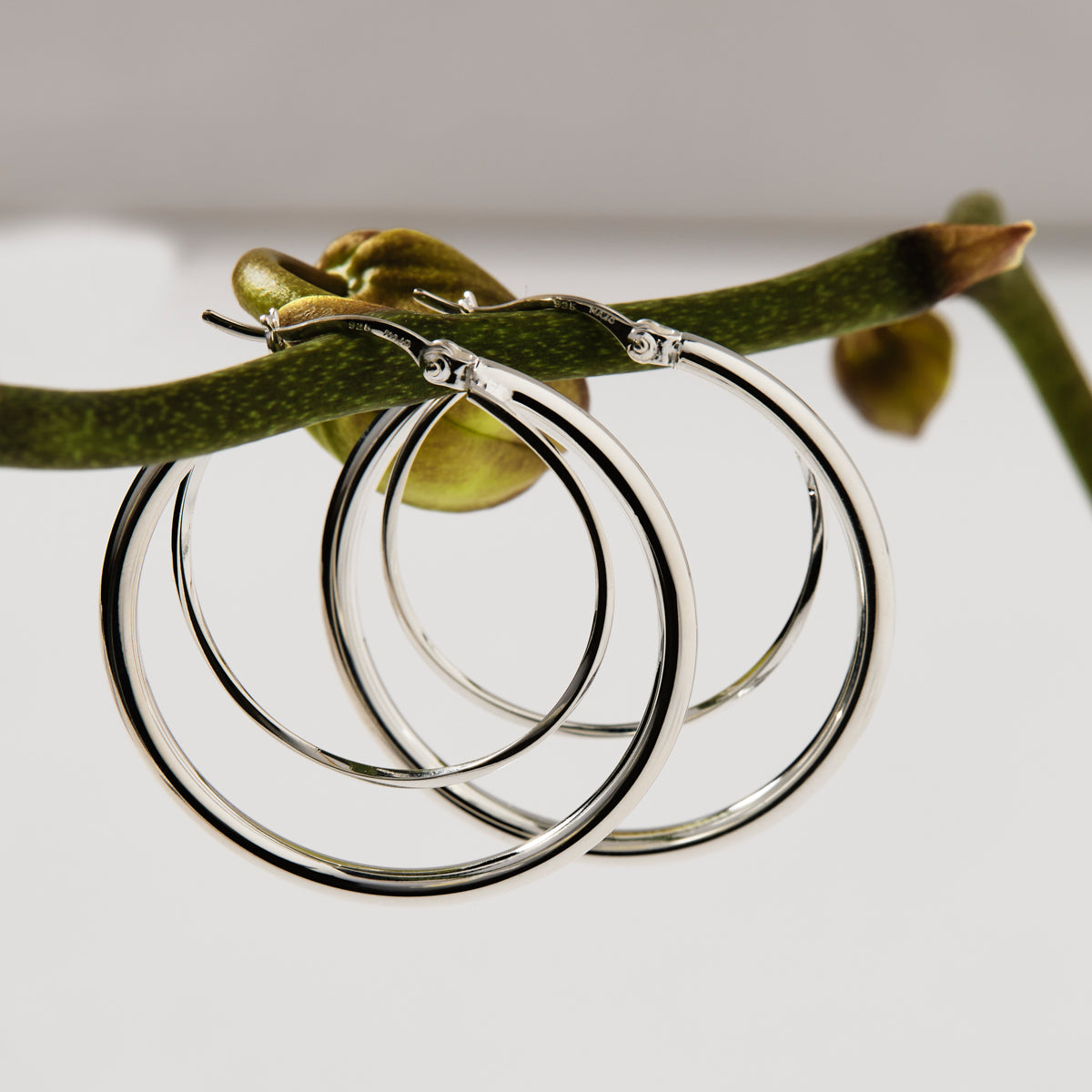 Whirlpool Hoop Earrings