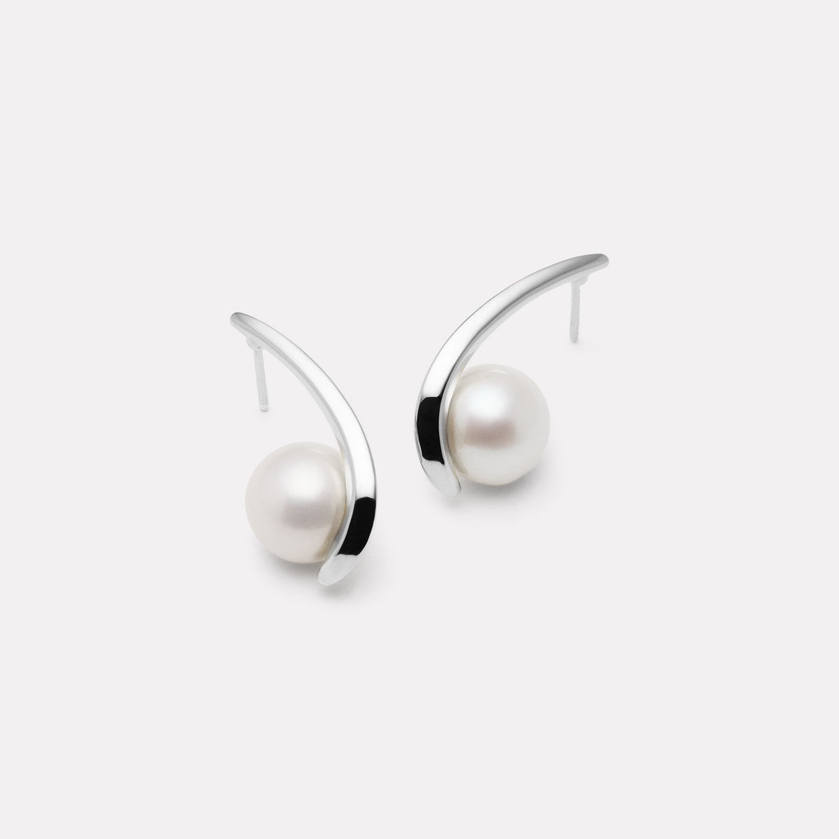 Sterling Silver Mariselle Pearl Earrings