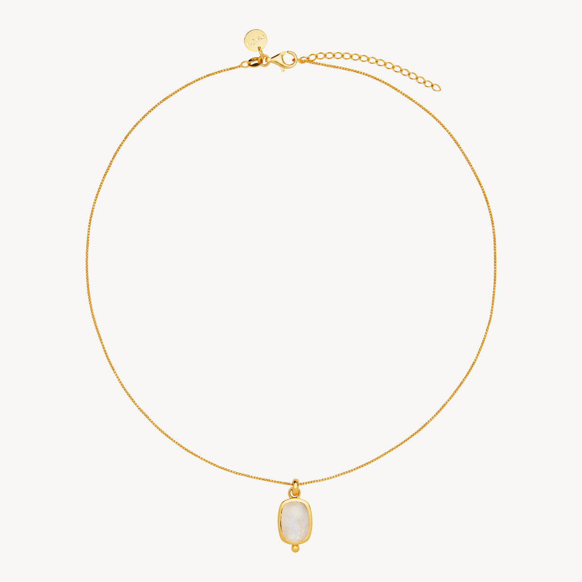 Fleur Rainbow Moonstone Pendant