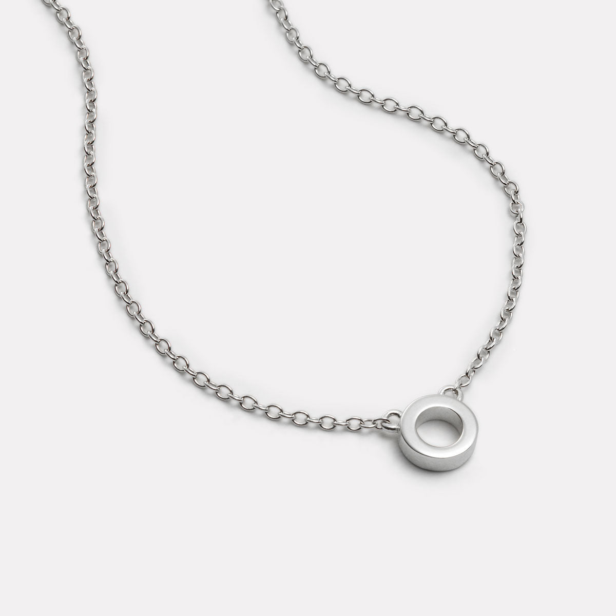 Sterling Silver Sola Necklace