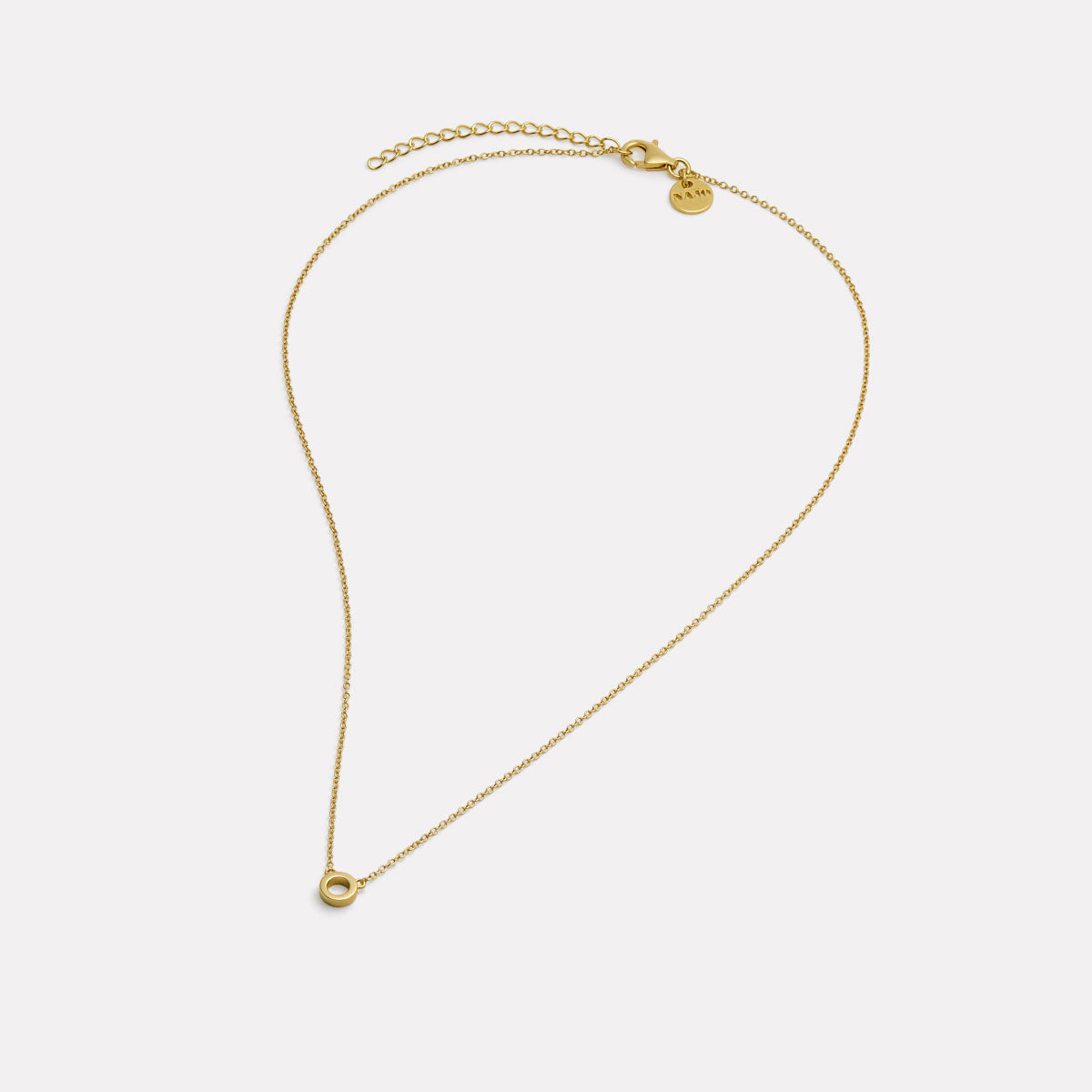 Yellow Gold Sola Necklace