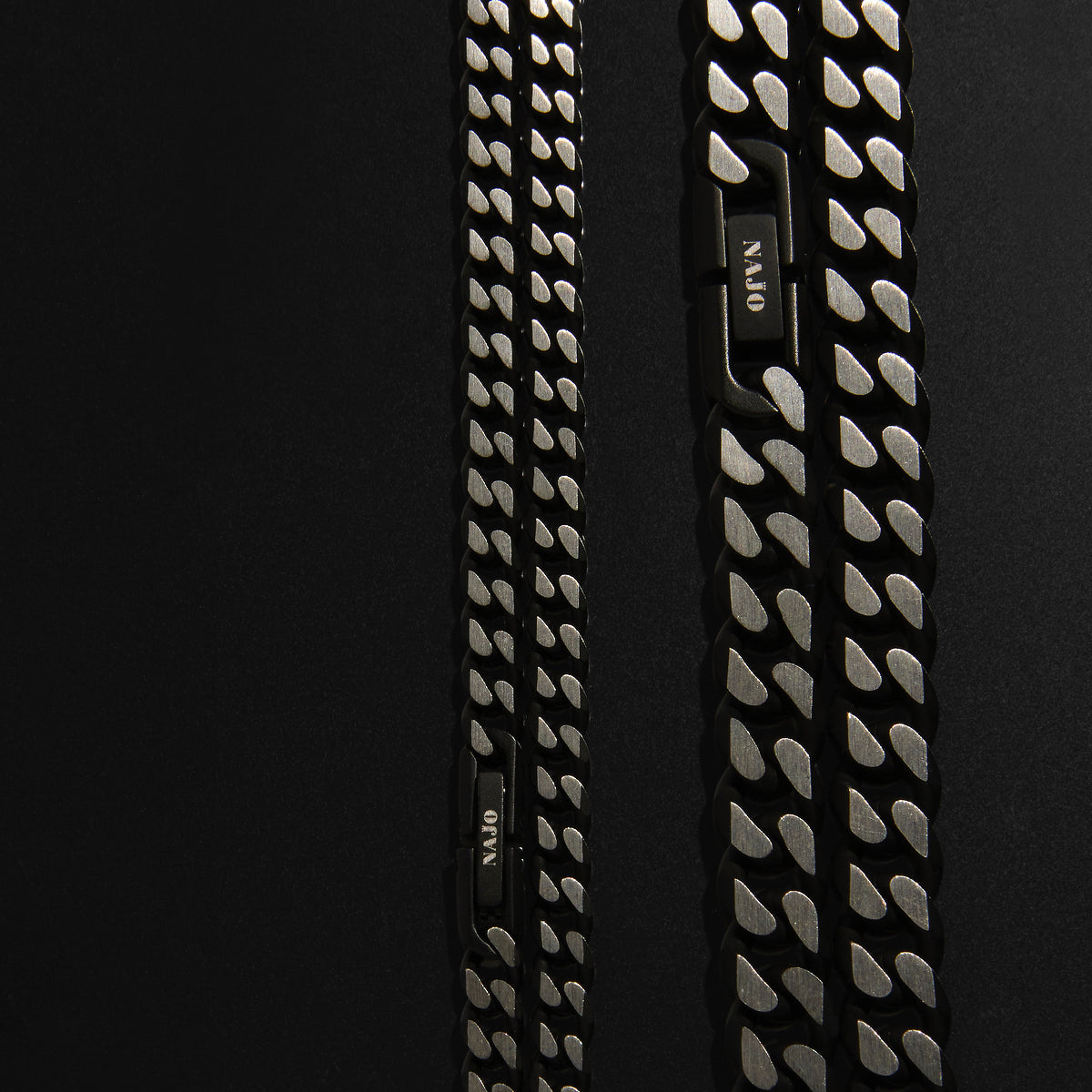 Nero Men’s Steel Curb Chain Necklace
