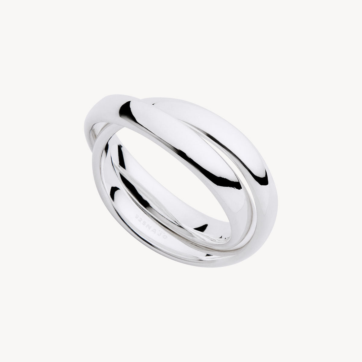 Sterling Silver Duet Ring