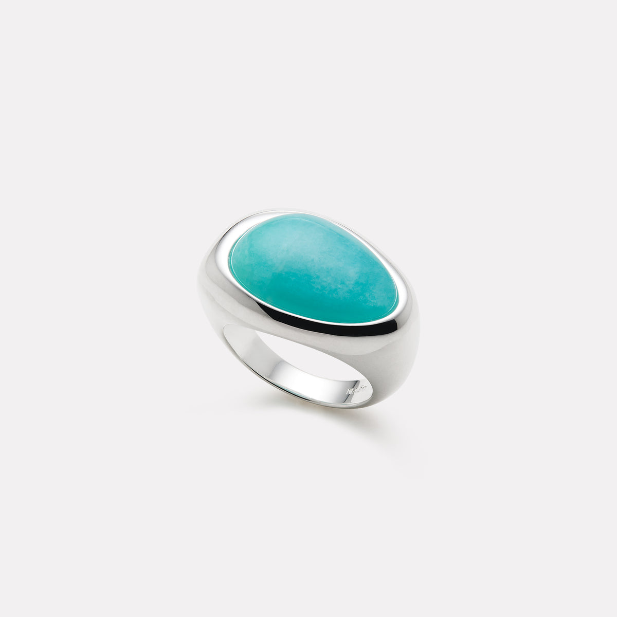 Sterling Silver Emergence Amazonite Ring