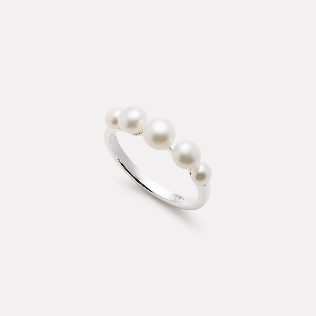 Sterling Silver Mermaid Pearl Ring