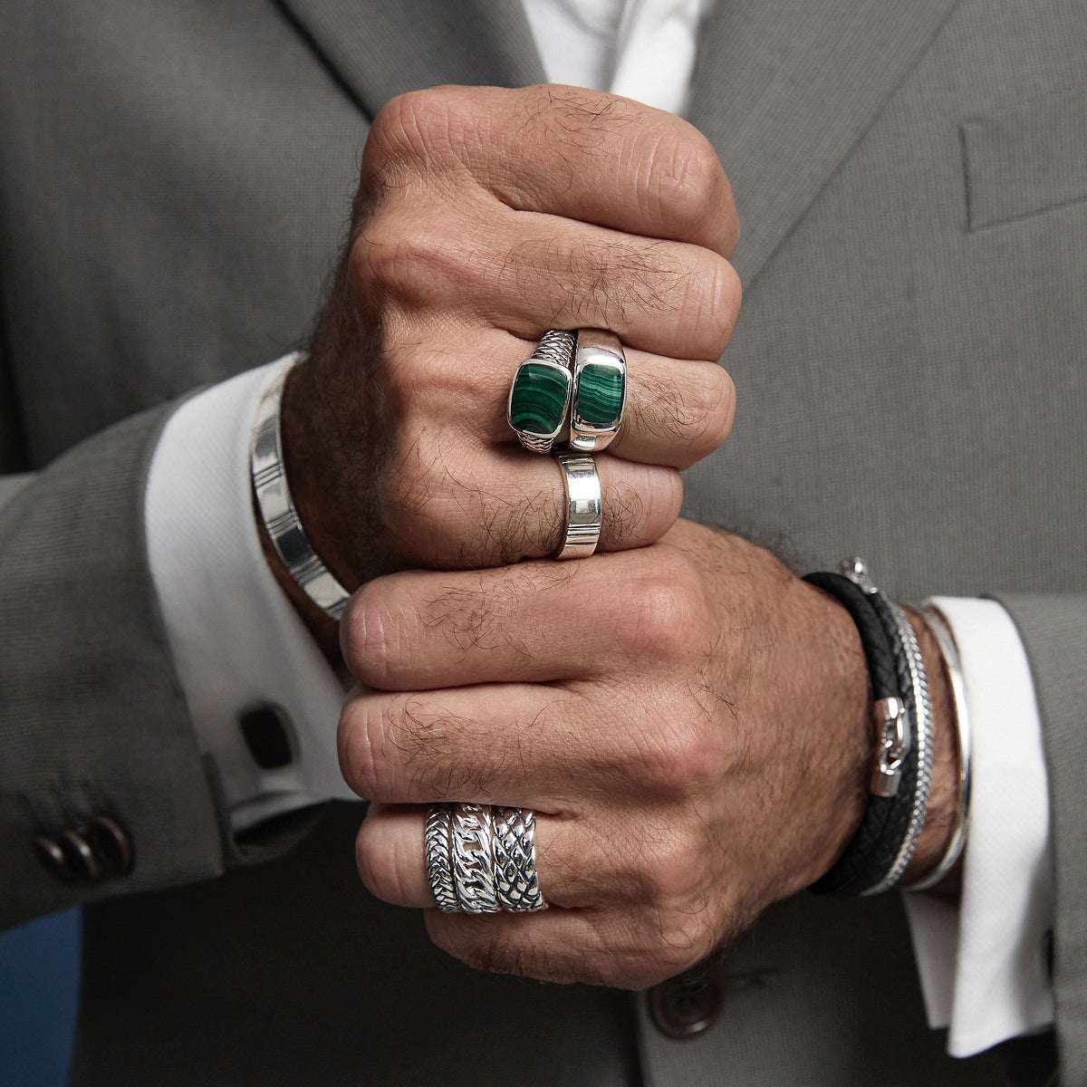 Legacy Sterling Silver Men's Ring