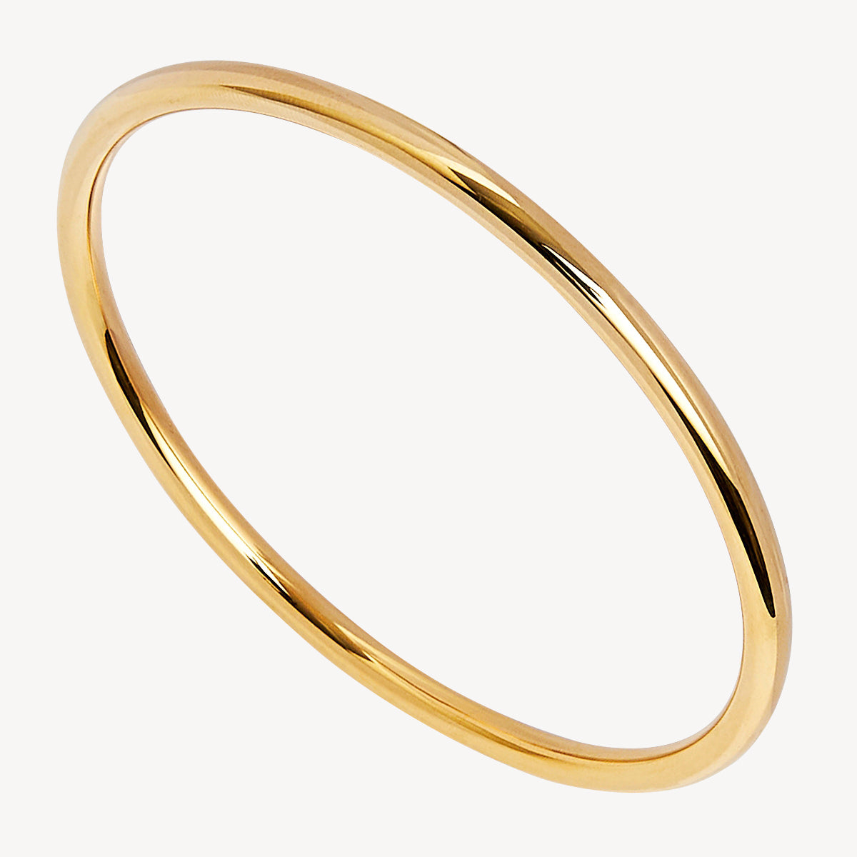 Yellow Gold Simplicity Bangle
