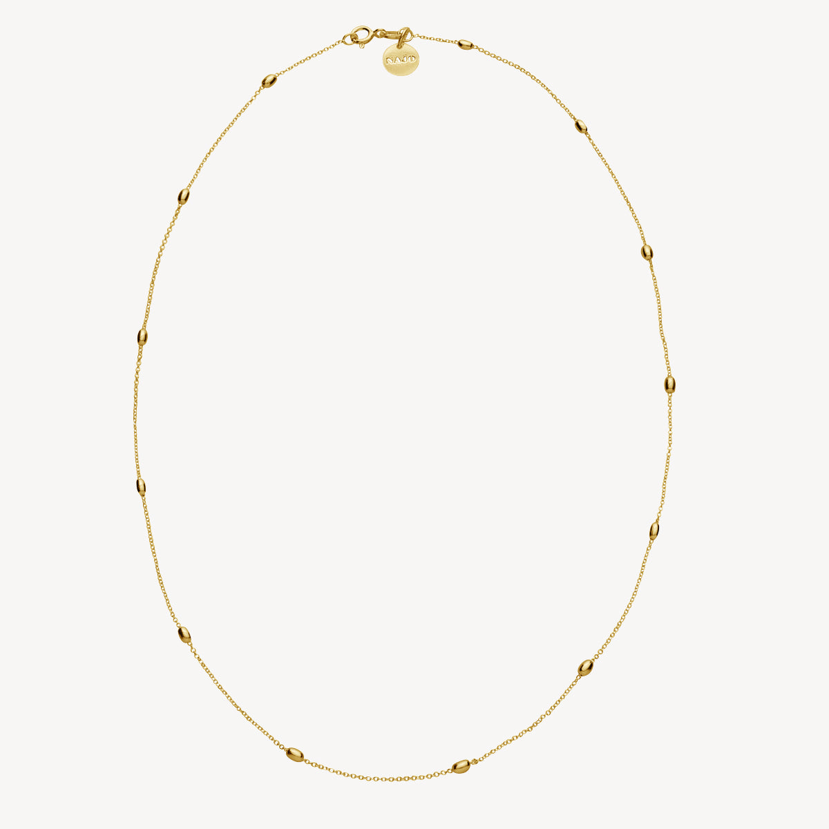 Yellow Gold Like a Breeze Necklace (45cm)