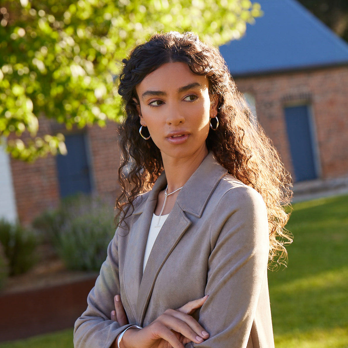 Garden of Eden Hoop Earring