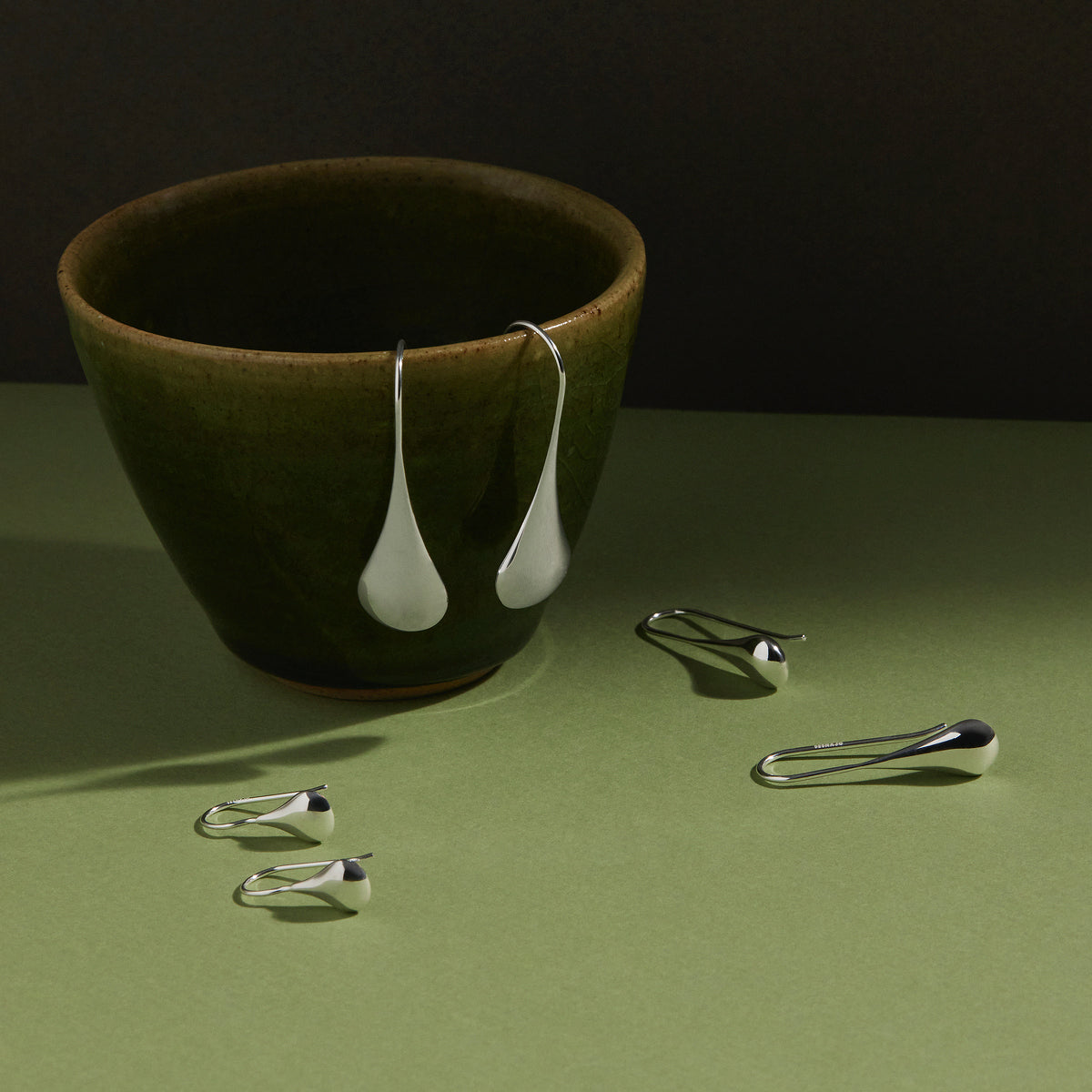 Sterling Silver Drop Earrings