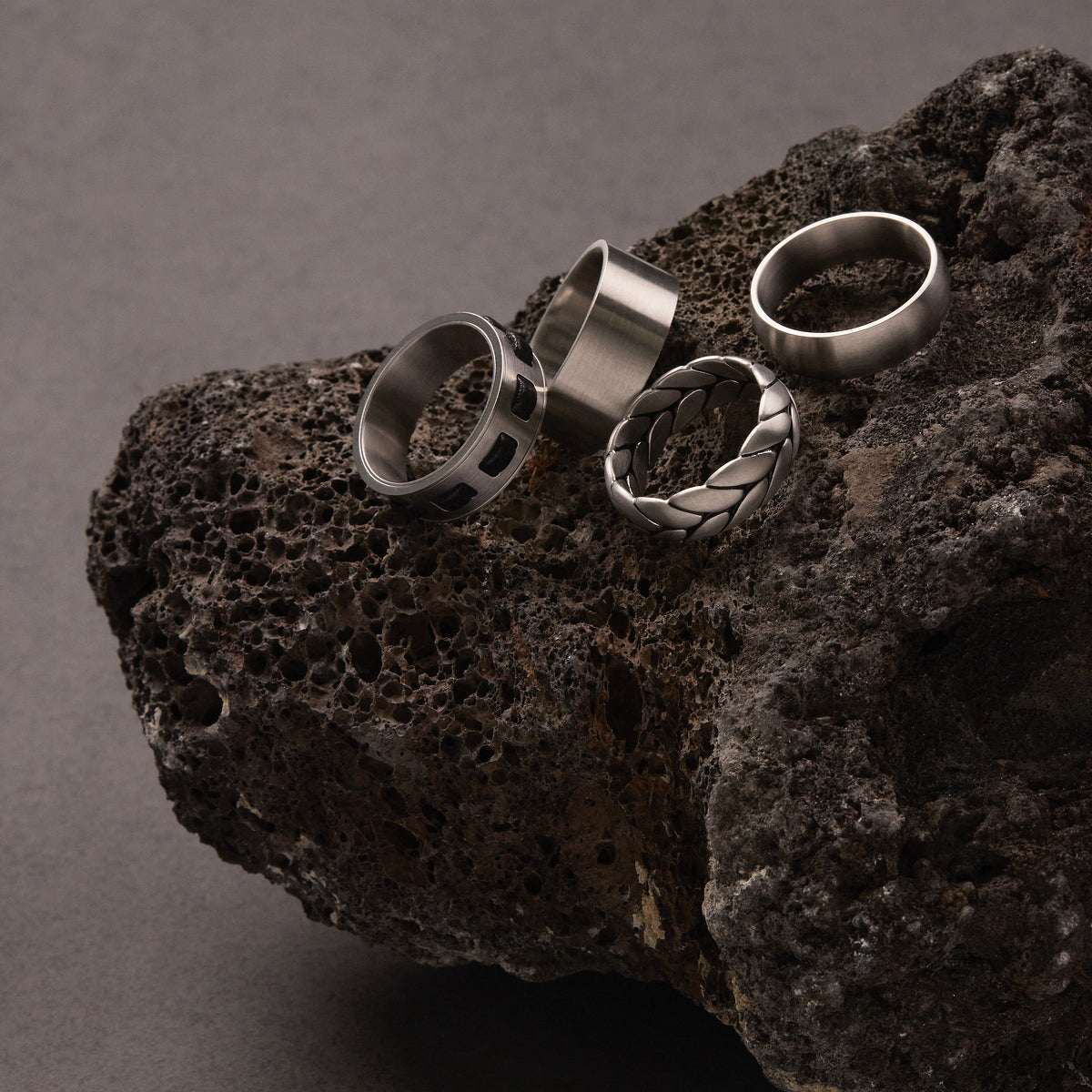 Men's Steel Rings