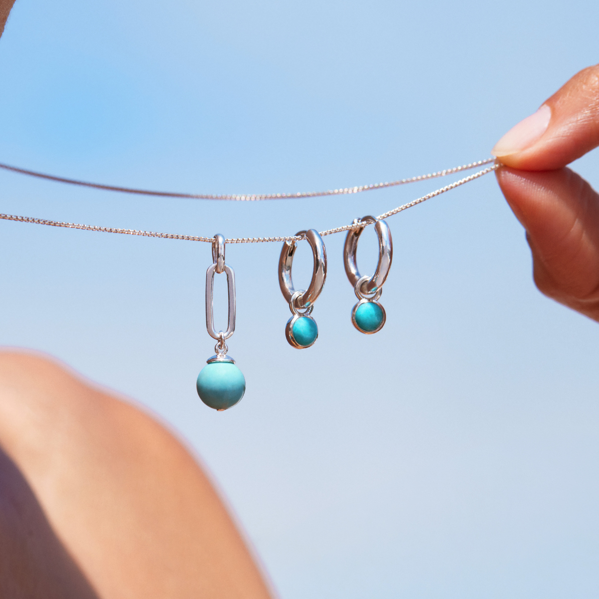 The Enchantress Turquoise Pendant Necklace