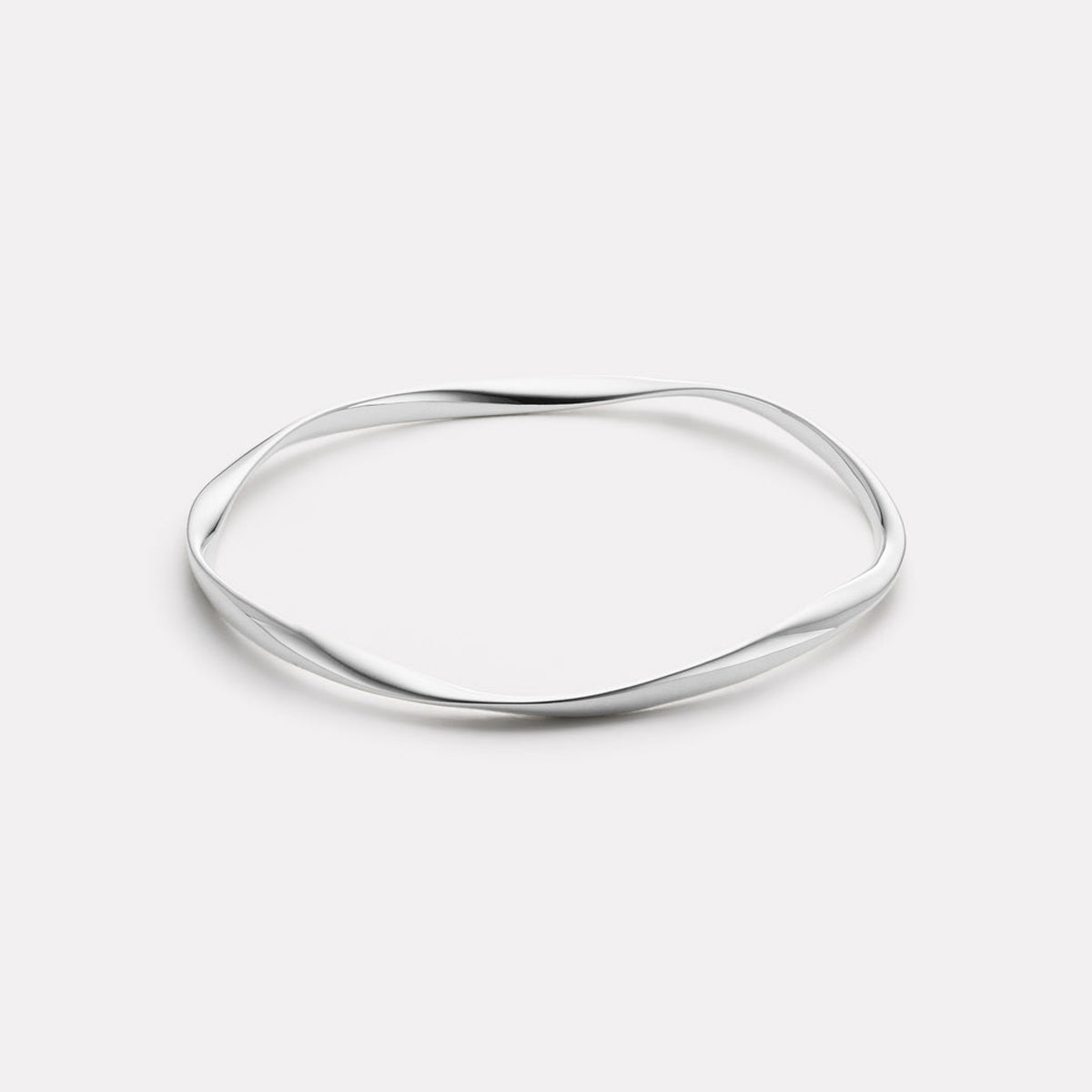 Sterling Silver Garden of Eden Bangle