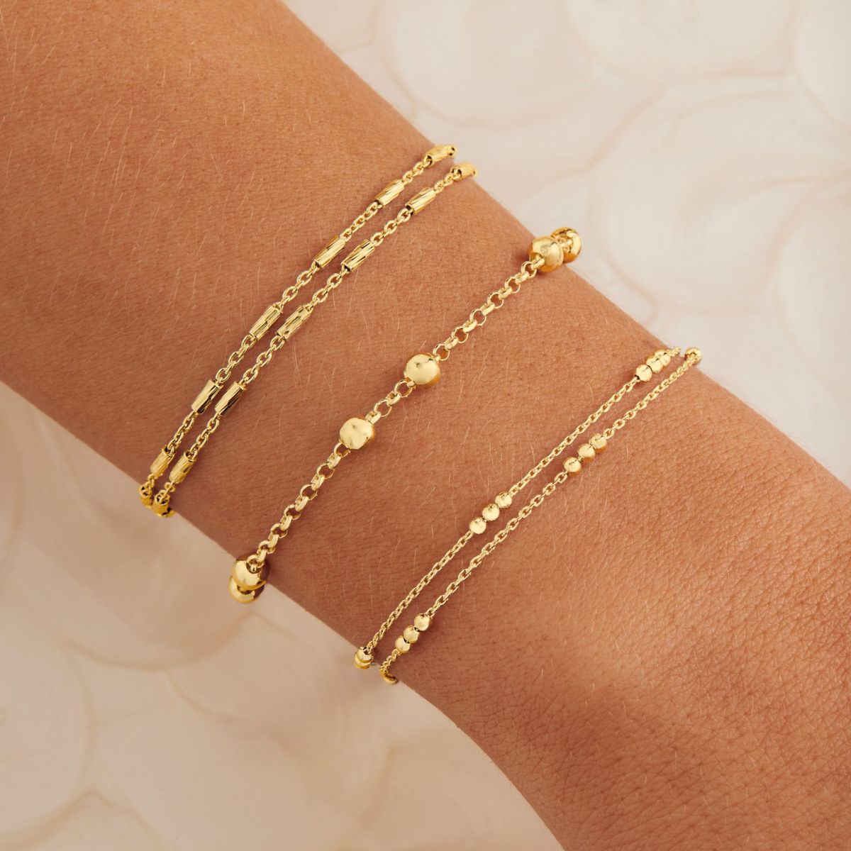 Equilibrium Double-Strand Bracelet (18.5cm + 3cm ext)