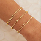 Equilibrium Double-Strand Bracelet (18.5cm + 3cm ext)