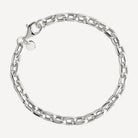 Sterling Silver Sentinel Men’s Silver Chain Bracelet