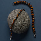 Atlas Men's 10mm Beaded Tiger's Eye Bracelet