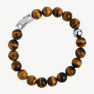 Atlas Men's 10mm Beaded Tiger's Eye Bracelet