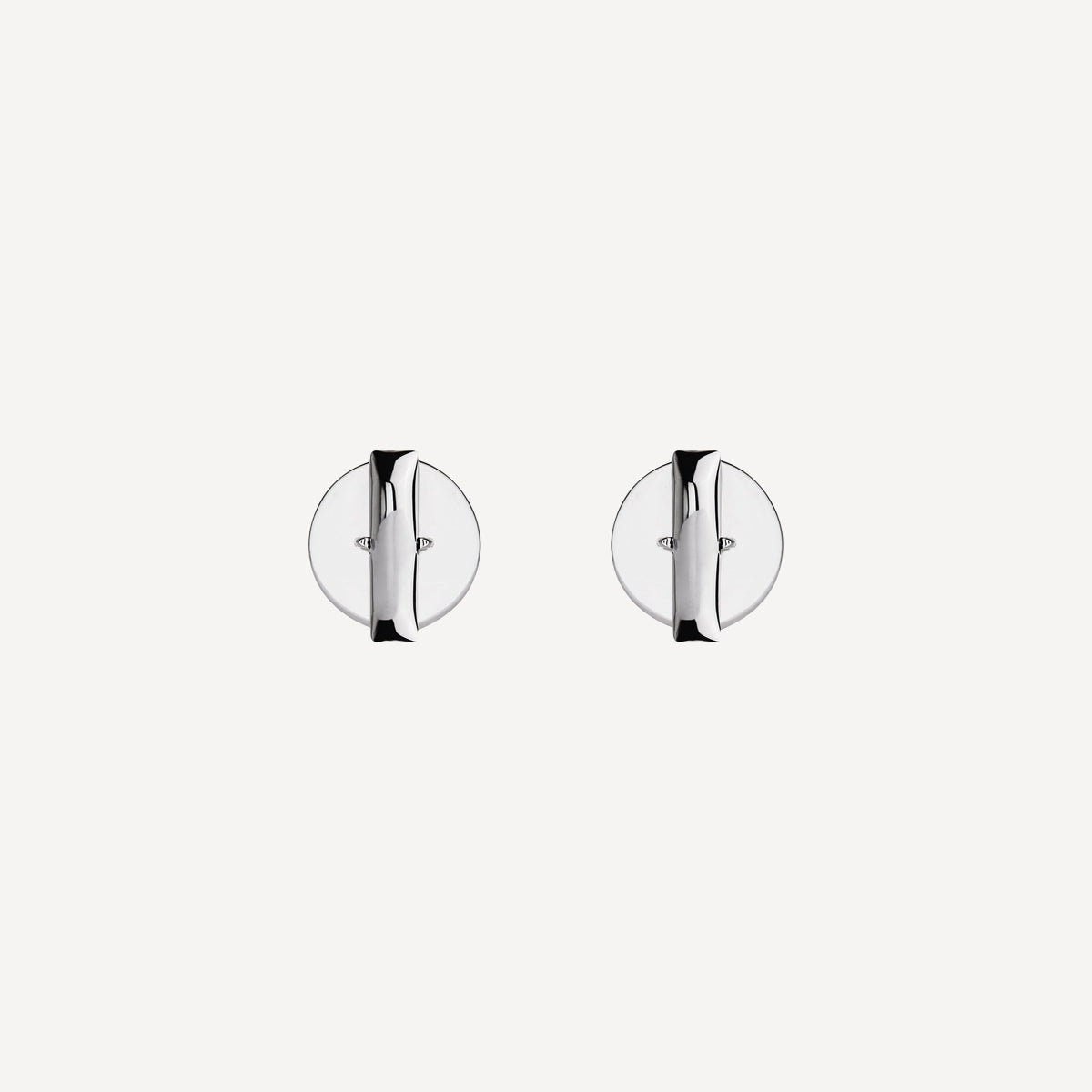 Clásico Round Men’s Silver Cufflinks