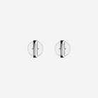 Clásico Round Men’s Silver Cufflinks