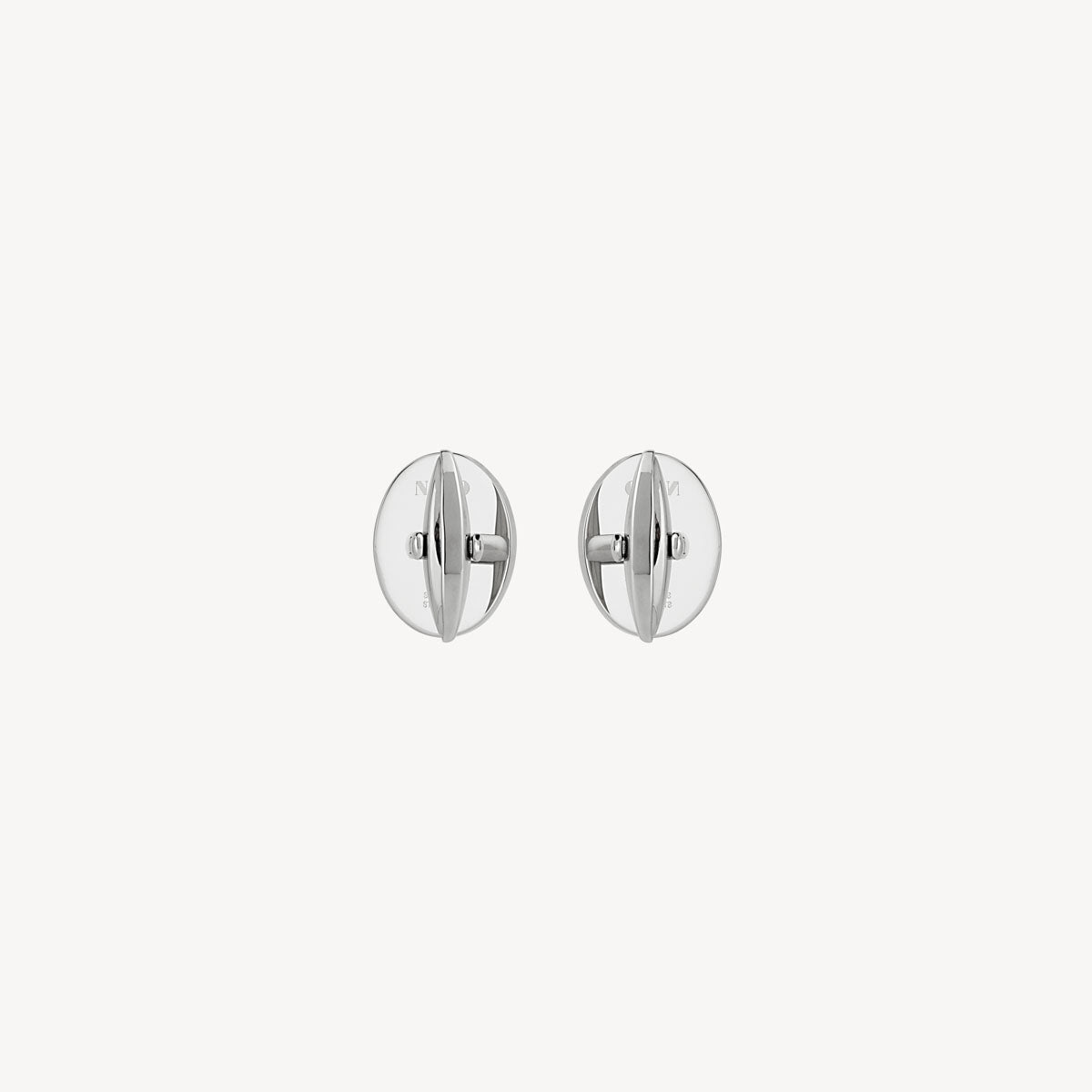 Orion Men's Brushed Stainless Steel Cufflinks