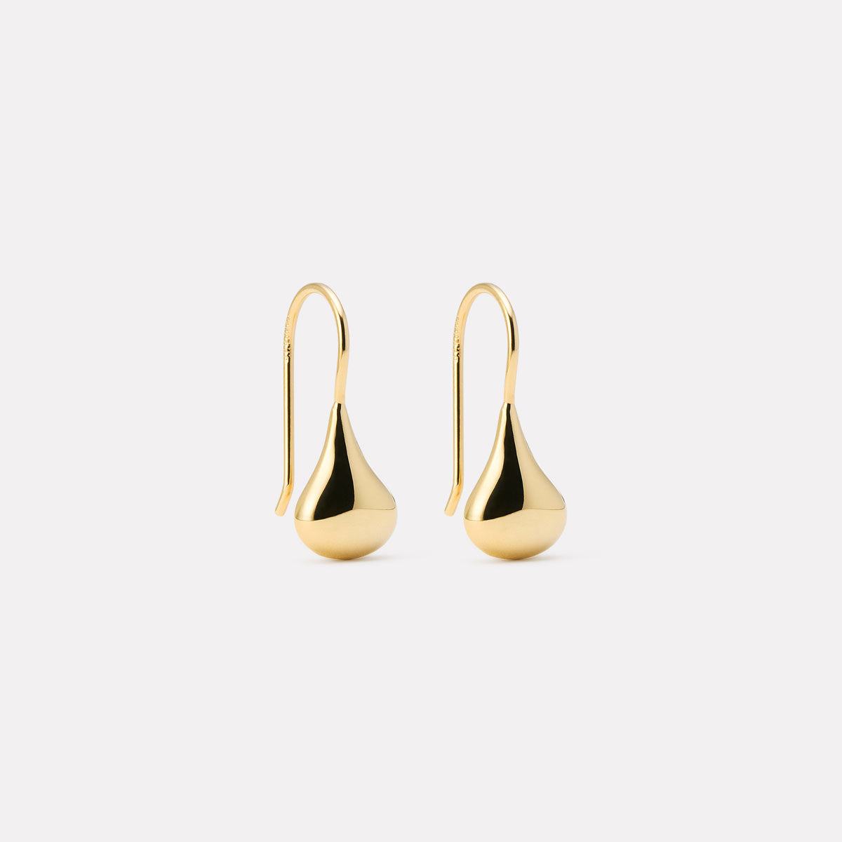 Yellow Gold Baby Tears Earrings