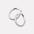 Sterling Silver Cinta Hoop