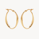 Yellow Gold Cinta Hoop