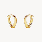 Yellow Gold Eddy Hoop