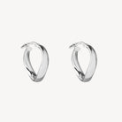 Sterling Silver Eddy Hoop
