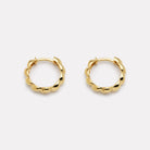 Zippy Twist Huggie Earrings