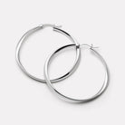 Sterling Silver Vespa Hoop Earrings