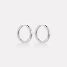 Sterling Silver Subtle Huggie Earrings