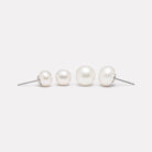 Luminosity Pearl Bridal Stud Earrings