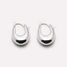Sterling Silver Cloudland Hoop Earrings