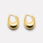 Yellow Gold Cloudland Hoop Earrings