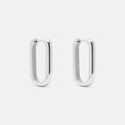 Sterling Silver Elemental Hoop Earrings