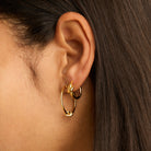 Nature’s Knot Huggie Earrings
